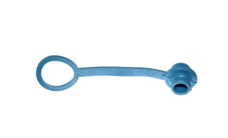 Prachovka ISO 12,5 na samice - modrá - gumová