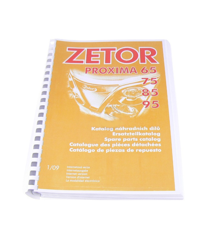 Katalog  ND Zetor  Proxima 09