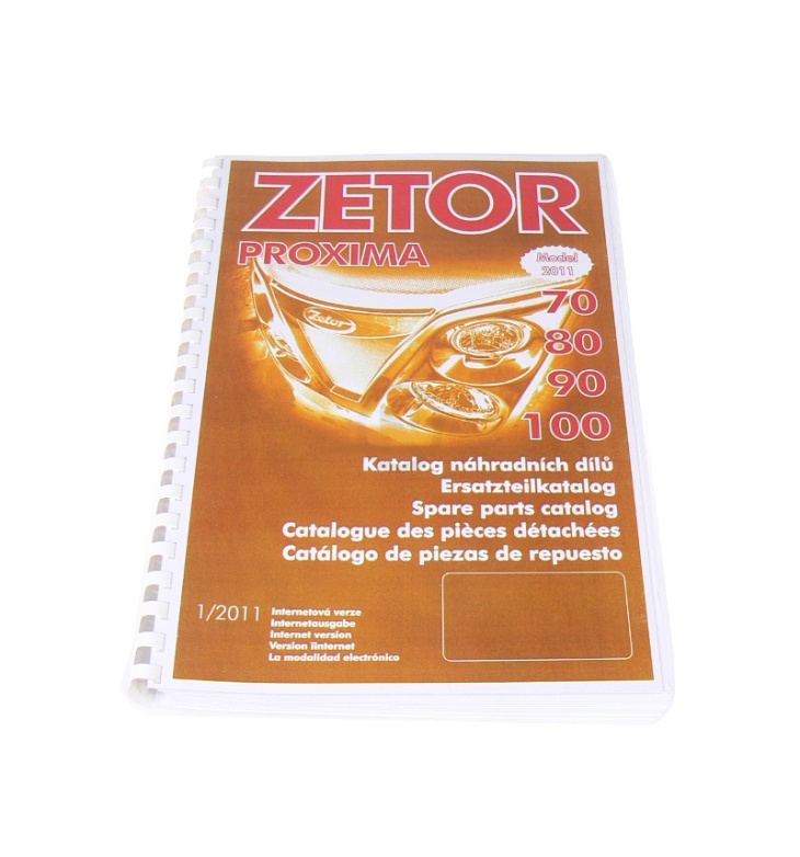 Katalog ND Zetor Proxima M2011  /70,80,90,100/