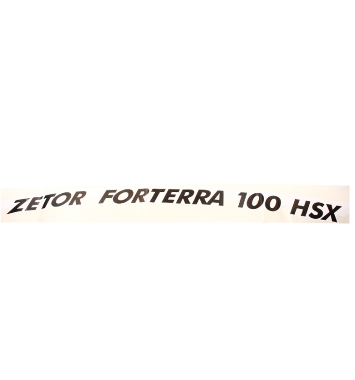Nápis Forterra 100 HSX levý
