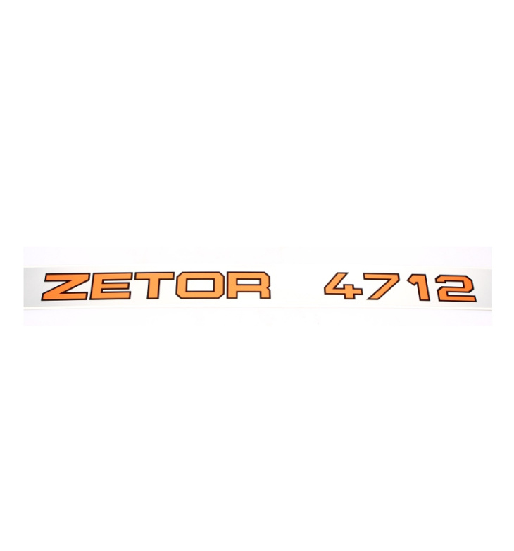 Nápis Zetor 4712