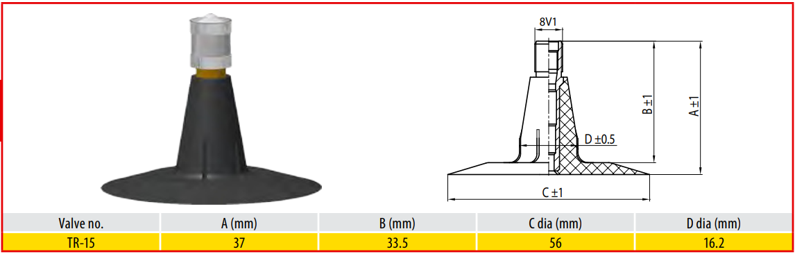 Duše 7,50 - 16 TR15 | Nekvinda - e-shop se zemědělskou technikou