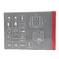 Světlo pracovní LED obdelníkové - 10/30V 30W 2880LM