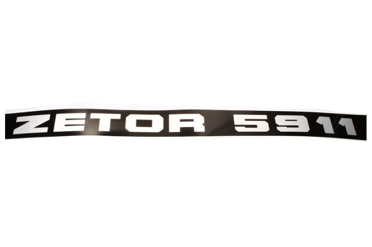 Nápis boční Zetor 5911 pravý