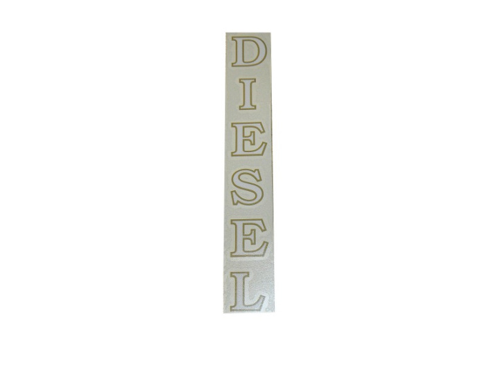 Nápis DIESEL bílý