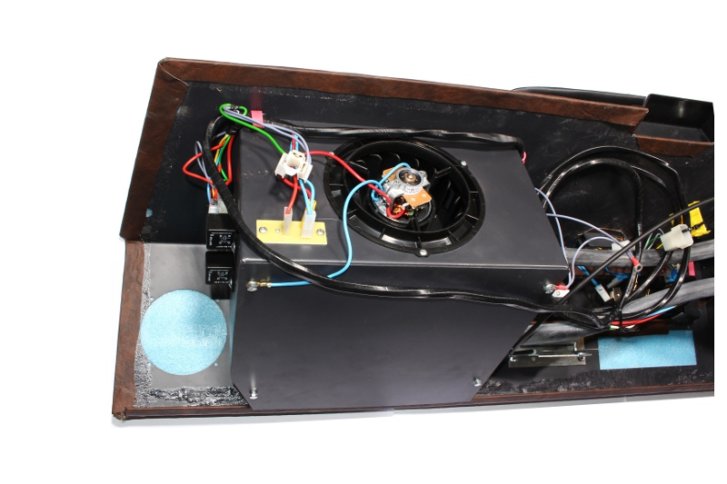 Panel stropní kompletní - šedé čalounění