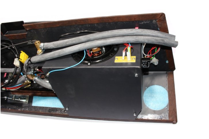 Panel stropní kompletní - šedé čalounění