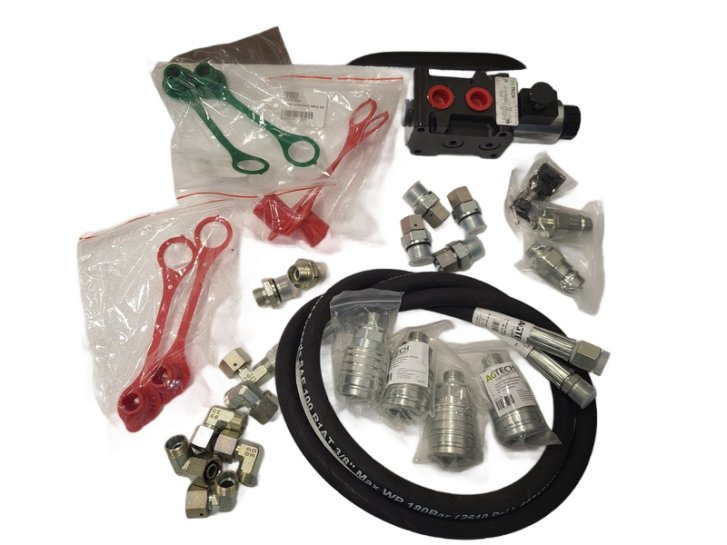 Sada přídavných sekcí hydrauliky - 50L (s rychlospojkami)
