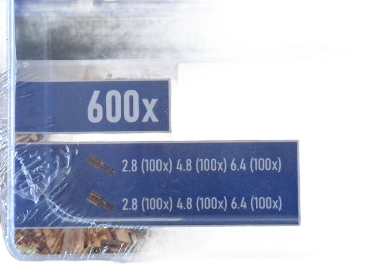 G - Sada konektorů neizolovaných 600 ks