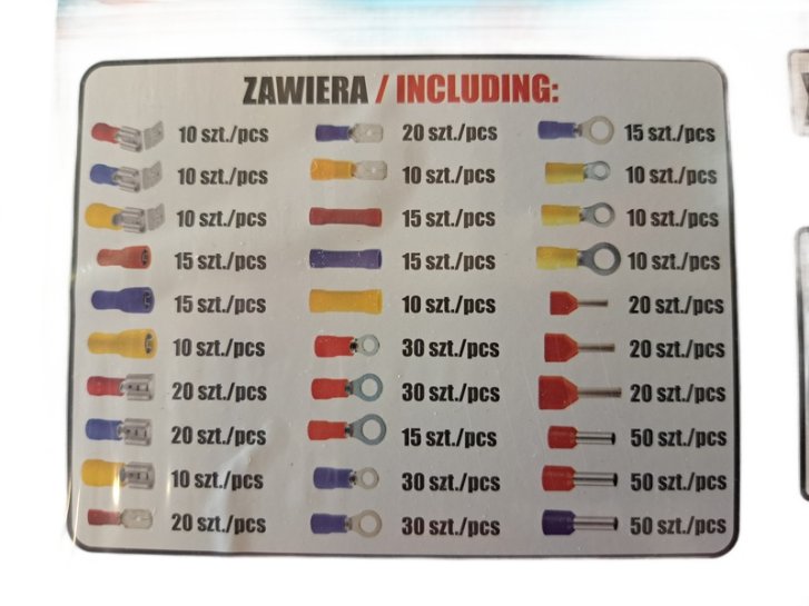 G - Sada konektorů izolovaných - 600 dílů