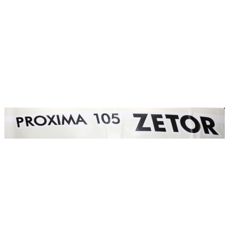 Nápis Zetor Proxima 105 Pravý