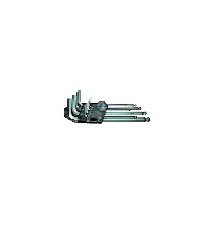 G - Klíče IMBUS CrV s kuličkou, sada 9 ks