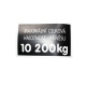 Štítek maximální hmotnosti přívesu 10200 kg